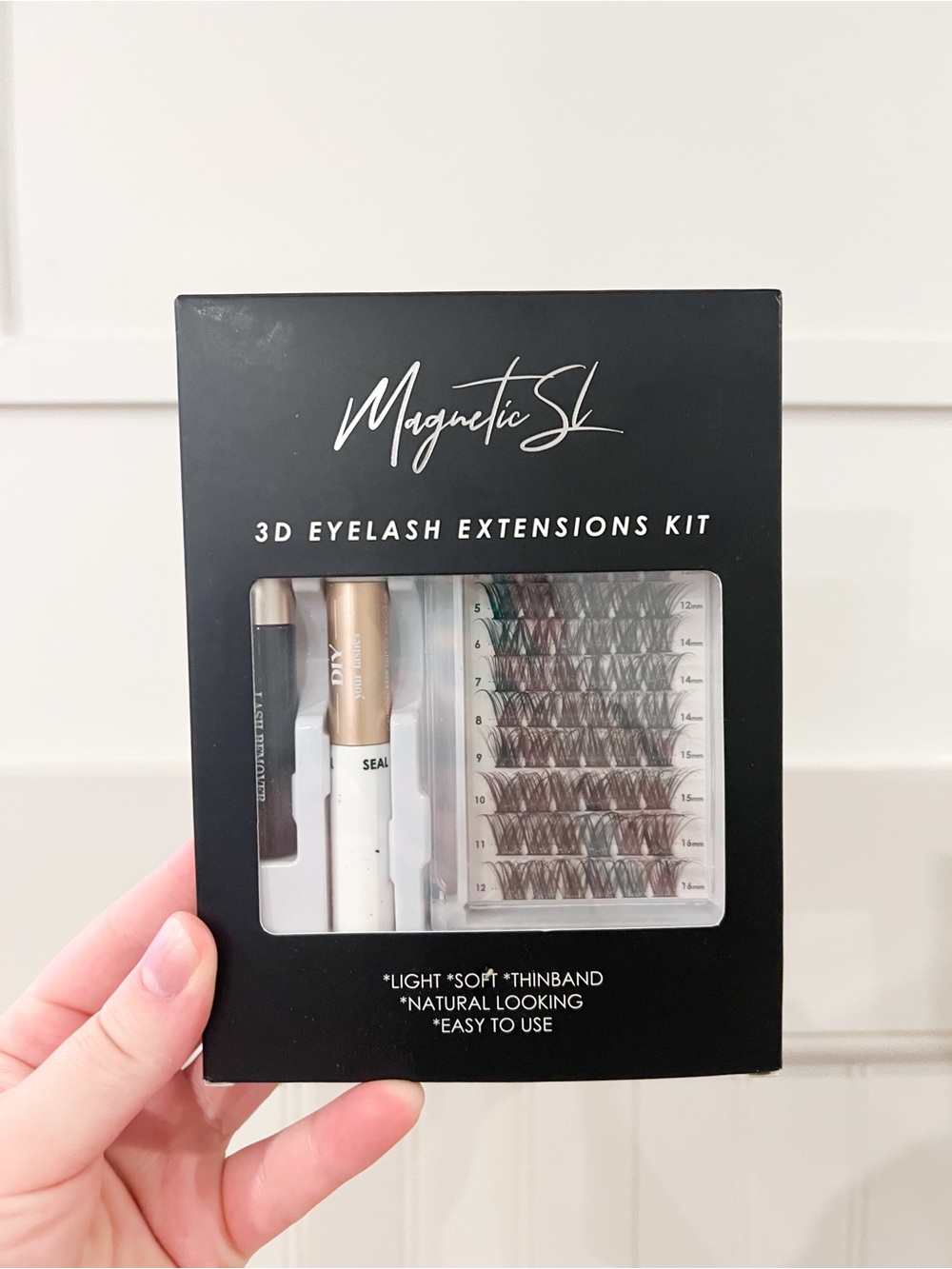 3D Eyelash Extensions Kit - Brown